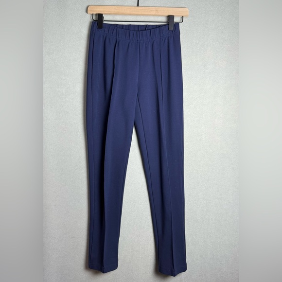 Lilly Pulitzer Women's Midnight Navy Pull On Travel Business Casual Pleated Pant - Picture 1 of 14